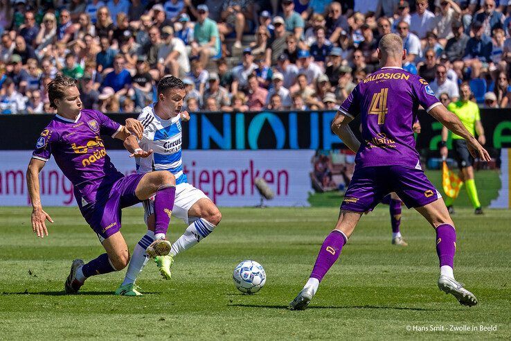 In beeld: IJsselderby eindigt opnieuw onbeslist ondanks Zwols overwicht
