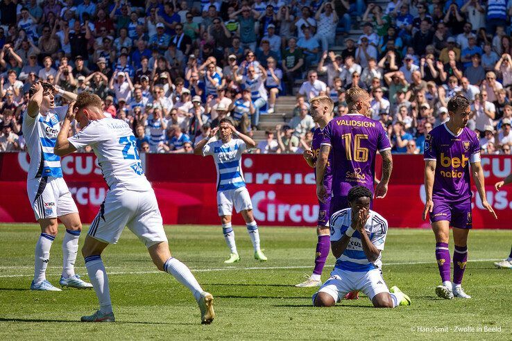 In beeld: IJsselderby eindigt opnieuw onbeslist ondanks Zwols overwicht