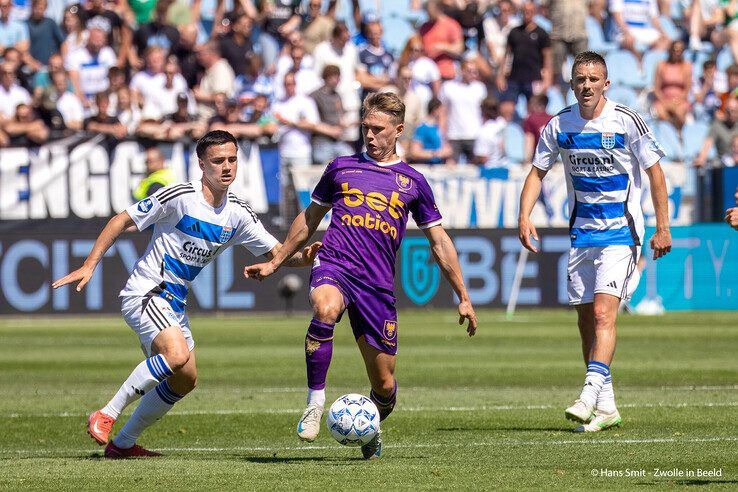 In beeld: IJsselderby eindigt opnieuw onbeslist ondanks Zwols overwicht
