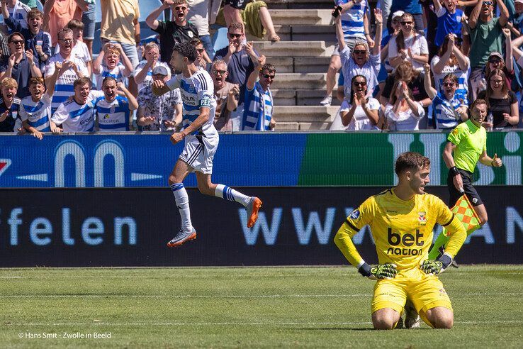 In beeld: IJsselderby eindigt opnieuw onbeslist ondanks Zwols overwicht