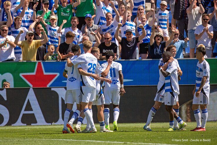 In beeld: IJsselderby eindigt opnieuw onbeslist ondanks Zwols overwicht
