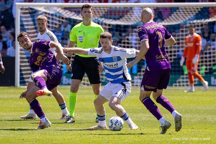 In beeld: IJsselderby eindigt opnieuw onbeslist ondanks Zwols overwicht