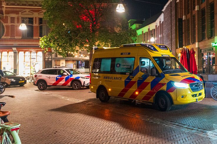 Man gewond bij steekpartij in binnenstad Zwolle
