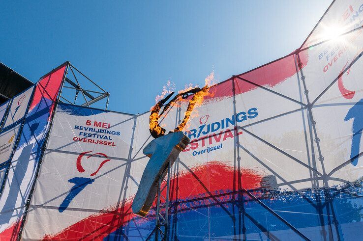 Het Bevrijdingsvuur 2025 is ontstoken.