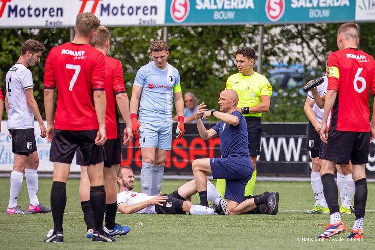 In beeld: Berkum naar tweede ronde nacompetitie na late beslissing tegen Broekster Boys