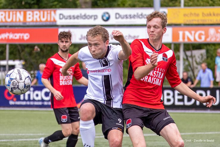 In beeld: Berkum naar tweede ronde nacompetitie na late beslissing tegen Broekster Boys
