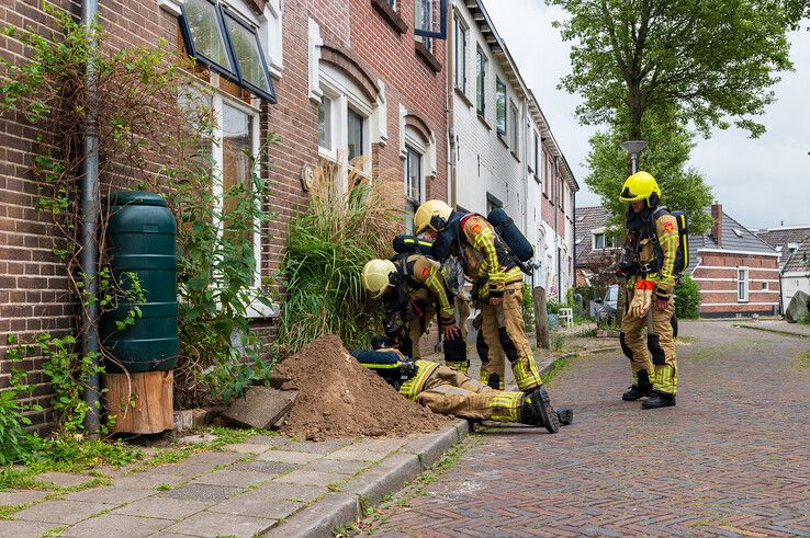 Gaslek bij graafwerk in Zwolle, Assendorperstraat tijdelijk afgezet