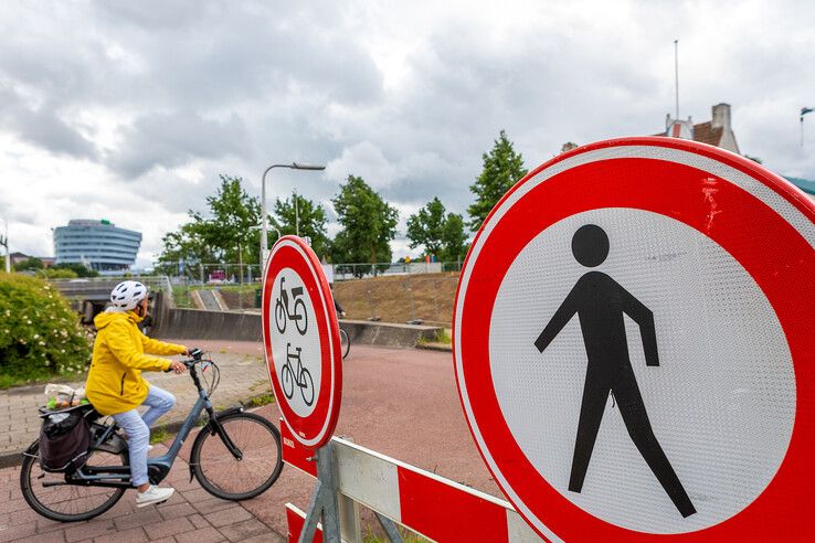 Fietstunnel Blaloweg bijna twee maanden dicht vanwege nieuwe fietsstraat in Zwolle