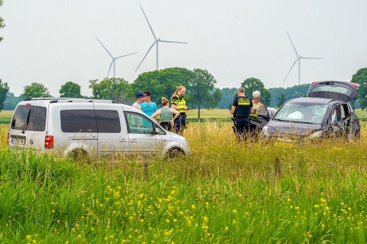 Bij de botsing op de N50 is een gewonde gevallen.