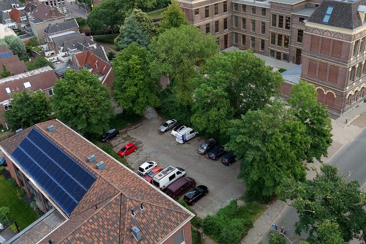 De voormalige Joodse begraafplaats aan de 1e Ebbingestraat in Kampen.