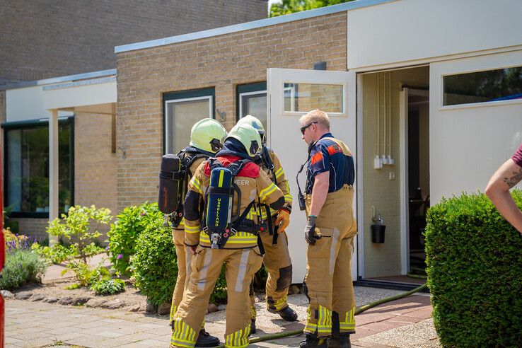 Magnetron zet woning vol rook in Kampen