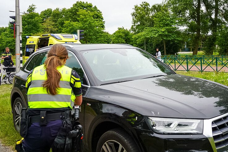 Fietsster aangereden op Europa-allee in Kampen