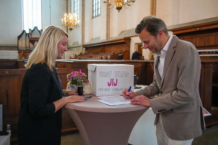 In beeld: Toekomst Stadshart Zwolle besproken in Grote Kerk