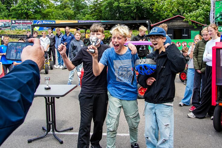In beeld: Jena XL wint Skelterrace van Deltion College