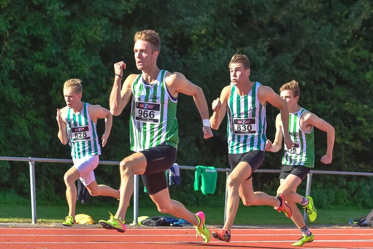 Op de voorgrond Leon ten Klooster, de winnaar in 2024.