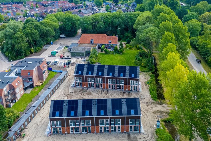 De flexwoningen aan de Buitenbroeksweg in Kampen.