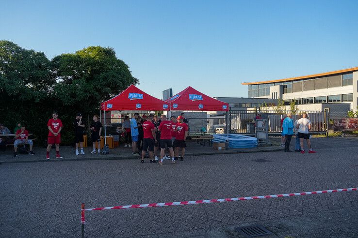 Staking bij Albert Heijn-distributiecentrum Zwolle
