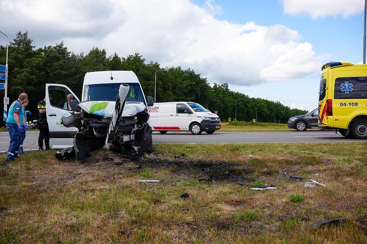 Een vrouw raakte gewond bij het ongeval in Hattem.