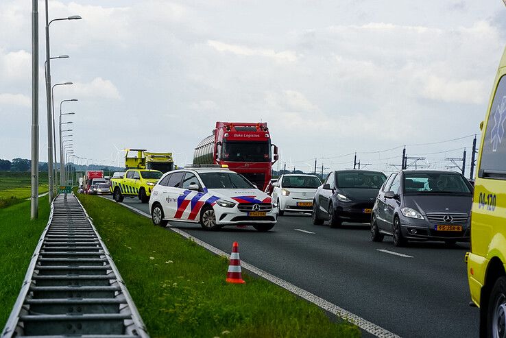 Opnieuw ongeval op N50: verkeershinder na kop-staartbotsing