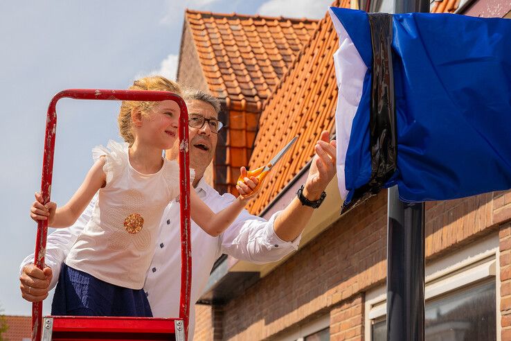 Het verkeersbord van Hannah.