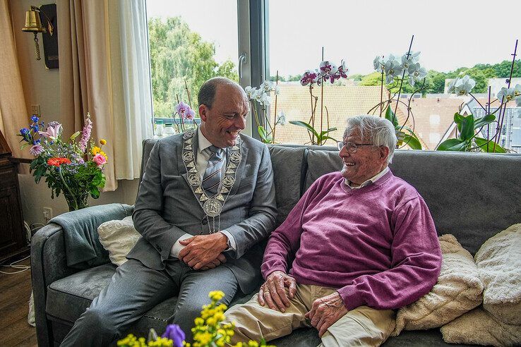 Reinder de Jonge is 100 jaar oud.