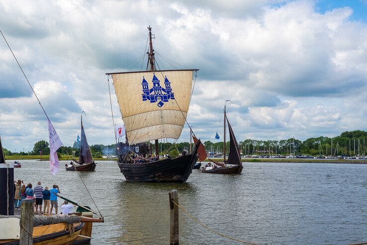 In beeld: Kamper Kogge terug in thuishaven na reis naar Hanzedagen Visby