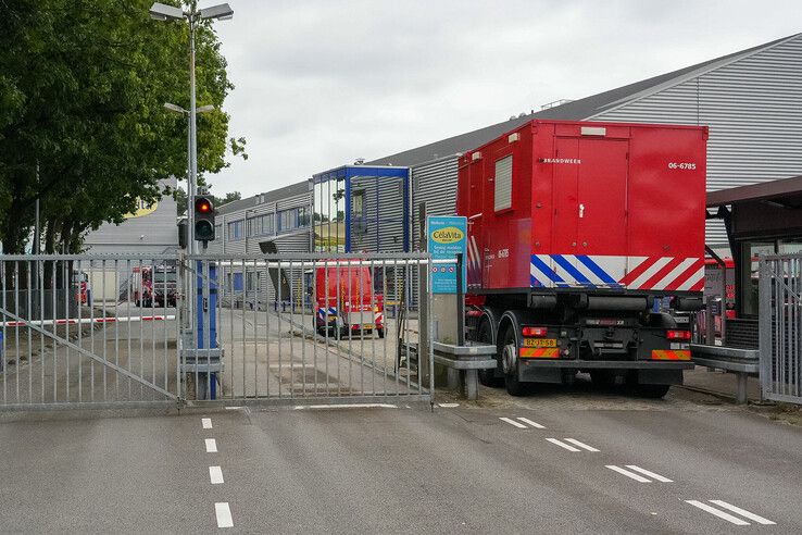 In beeld: Lekkage ammoniak bij failliete aardappelverwerker CêlaVíta in Wezep