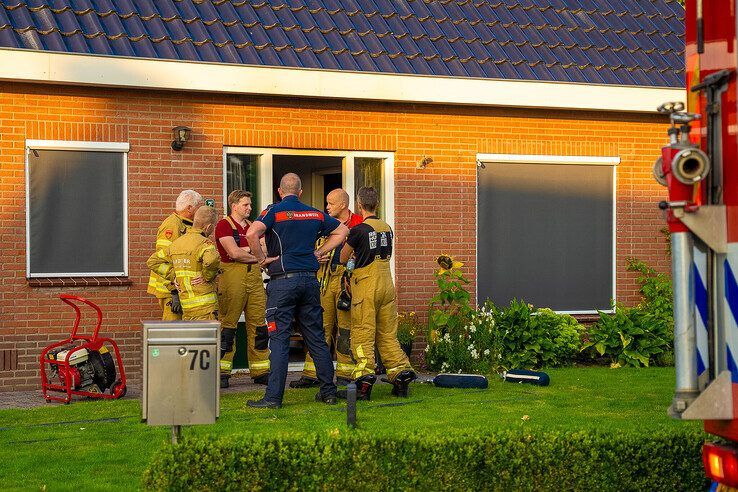 Brandweerlieden voor tweede keer in actie bij woning Kamperveen.