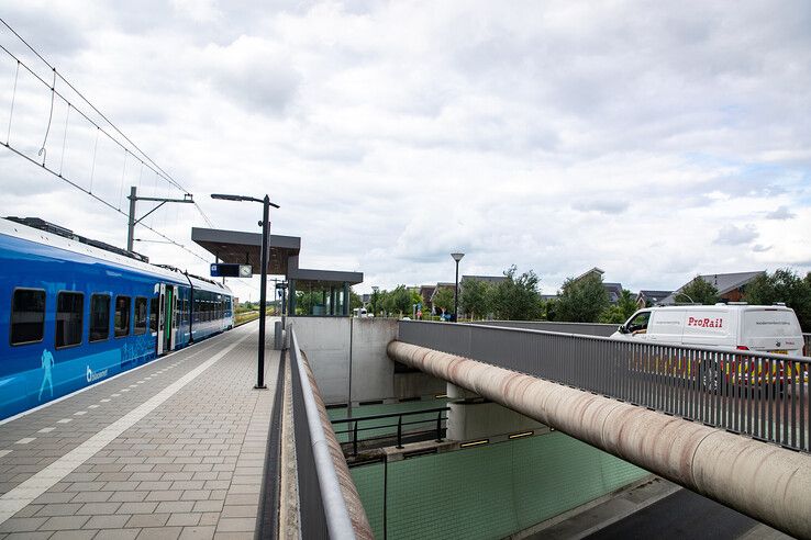 ProRail Incidentenbestrijders bij station Zwolle-Stadshagen.