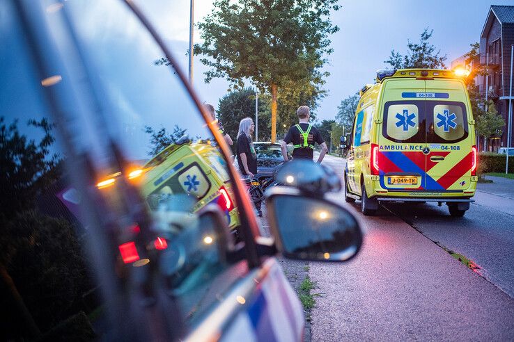 Fatbikers gaan hard onderuit in Zwolle, nat wegdek vermoedelijke oorzaak