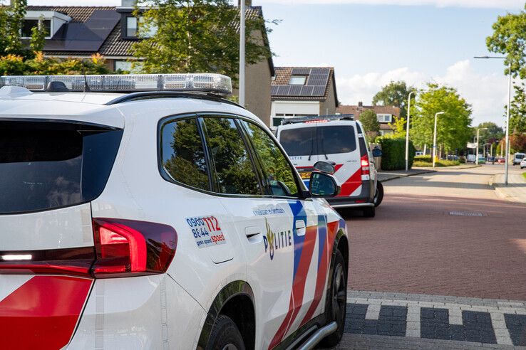 Politie in Aa-landen na de overval.