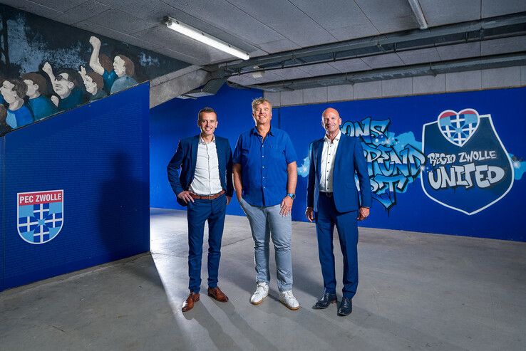 Van links af: Eilt Staal, Thomas van der Staak en Theo Rietkerk.