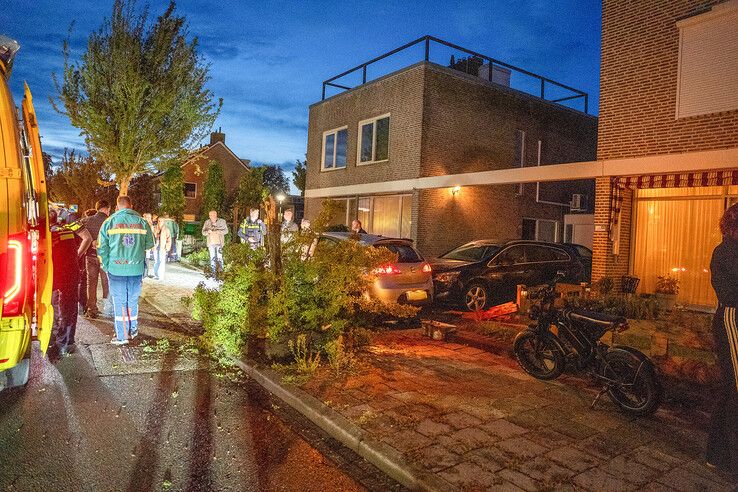 De ravage in de Lelystraat in Kampen.