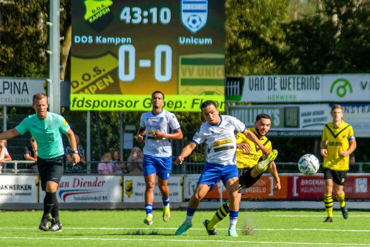 In beeld: DOS Kampen delft thuis het onderspit tegen Unicum in bekerduel