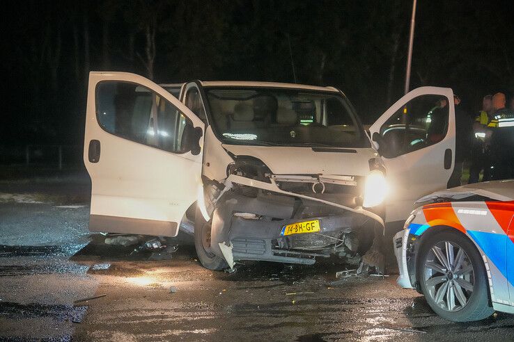 Achtervolging door Zwartsluis eindigde in crash bij Ruinerwold.