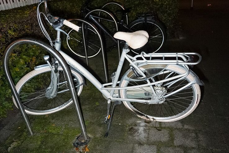 Brandschade aan andere fiets.