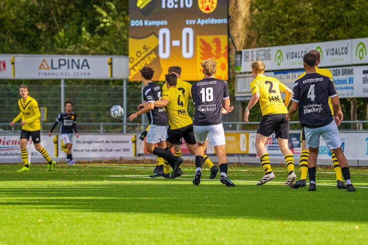 In beeld: DOS Kampen blijft puntloos na 1-3 verlies tegen CSV Apeldoorn