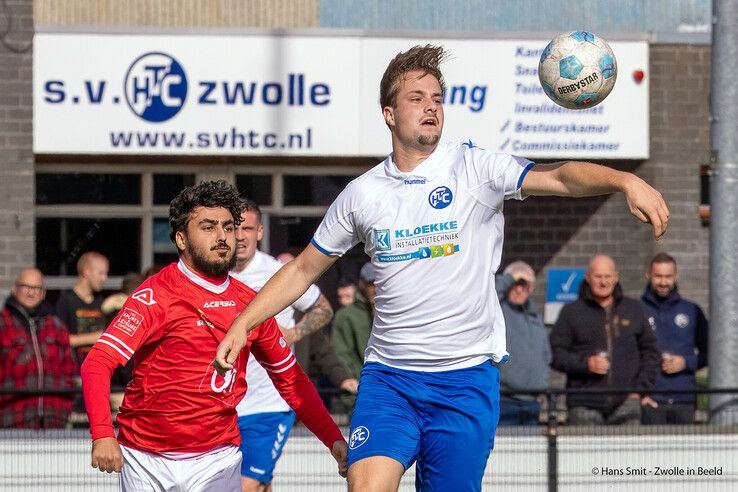 In beeld: HTC pakt punt tegen BAS, Zalk en Wilsum blijven bovenin meedraaien