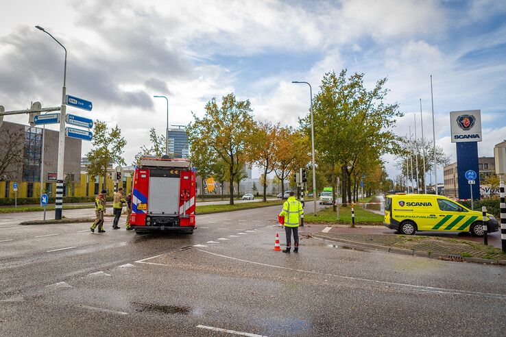 In beeld: Geen water in delen van Zwolle, Wilsum en Hasselt door leidingbreuk (video)