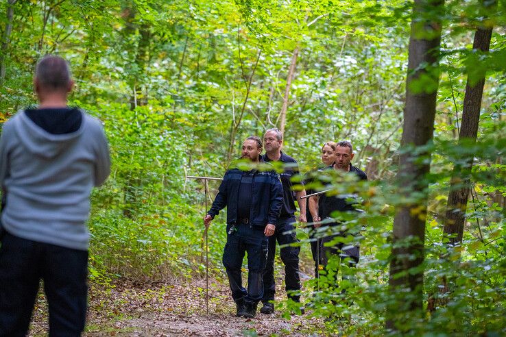 Politie zoekt opnieuw in bos tussen Kampen en Dronten naar vermiste Marc Jaskulski