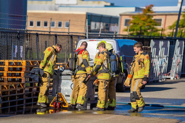 Brand bij Impact in Kampen: accucontainer vat vlam