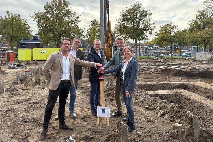 Start bouw Nieuwstad Zwolle.