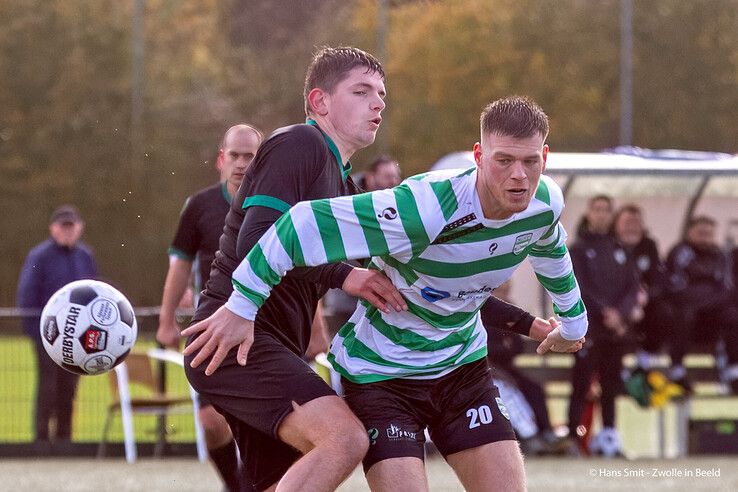 In beeld: Late treffers bezorgen ’s-Heerenbroek overwinning op Zwolsche Boys