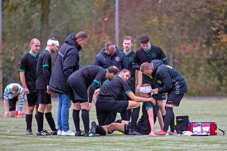 In beeld: Late treffers bezorgen ’s-Heerenbroek overwinning op Zwolsche Boys