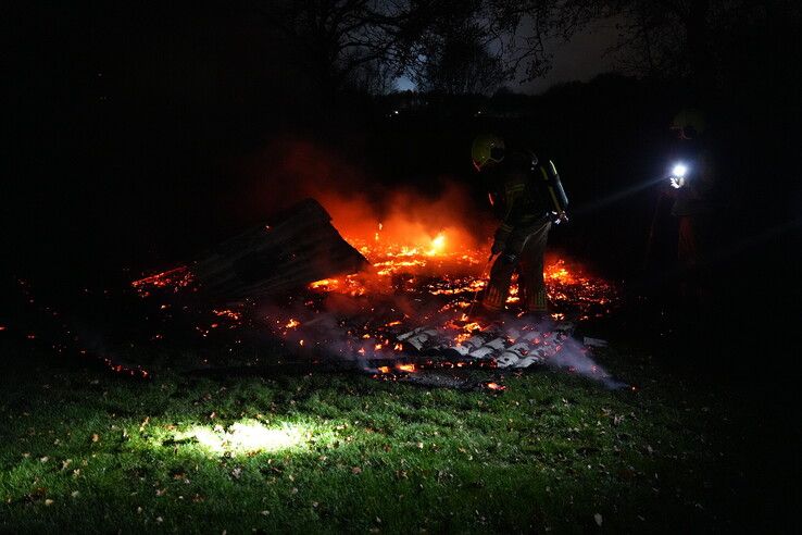Brand in blokhut op golfbaan Herfte snel onder controle