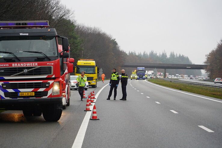 Automobilist omgekomen bij ongeval op A50