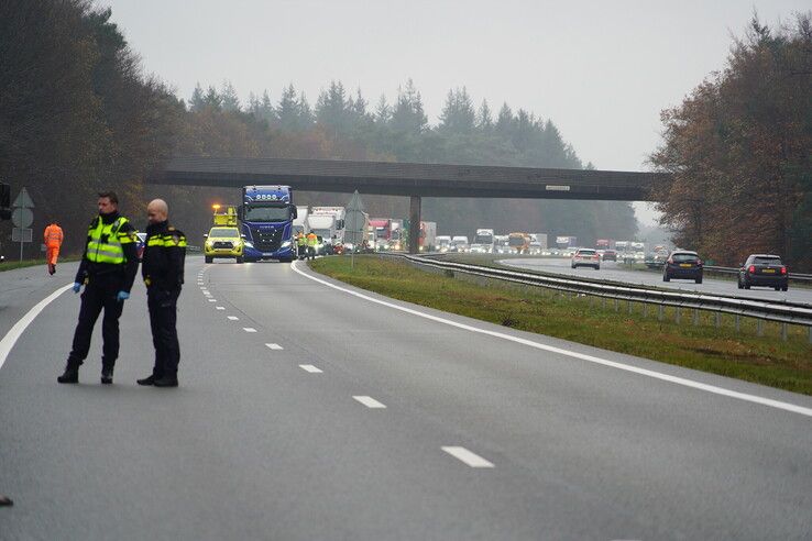 Automobilist omgekomen bij ongeval op A50