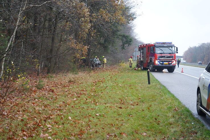 Automobilist omgekomen bij ongeval op A50