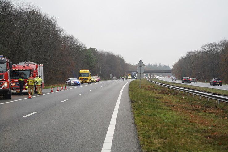 Automobilist omgekomen bij ongeval op A50