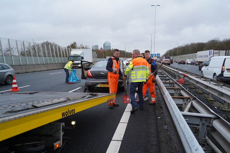 Aanrijding op A28 bij Zwolle veroorzaakt flinke file